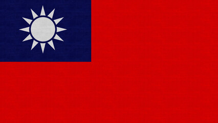 Taiwan cloth flag 4k