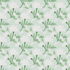 Watercolor flower Pattern Seamless,Watercolor Tropical Pattern