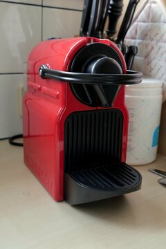 Kaffee Maschine rot
