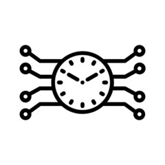 Black line icon for Options icon