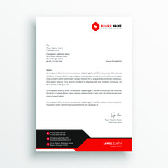 Corporate Business letterhead template