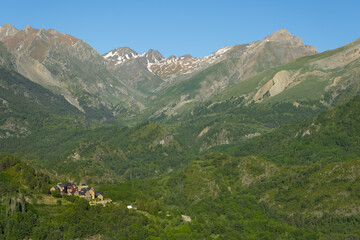 Fototapeta na wymiar Panticosa and Ripera Valley in the Huesca Pyrenees.
