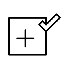 Black line icon for Grade