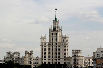 The building of the Ministry of Foreign Affairs in Moscow.