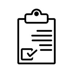 Black line icon for Check