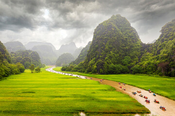 Trang An ( Ninh Binh-Vietnam)- the world heritage site