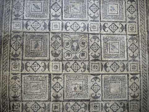 Ancient roman mosaic in Austria
