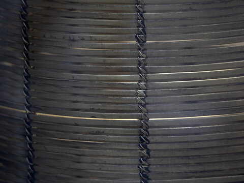 bamboo weaved interwined close up