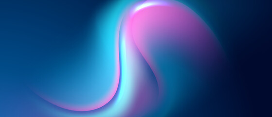 colorful liquid wave abstract background vector banner design