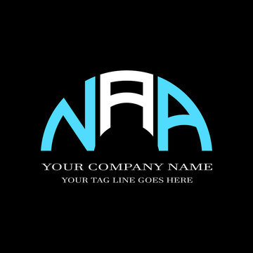 NAA letter logo creative design with vector graphic