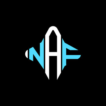 NAF letter logo creative design with vector graphic