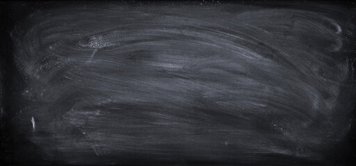 Abstract Chalk rubbed out on blackboard or chalkboard texture. clean school board for background or copy space for add text message. Backdrop of Education concepts. © pattanawit