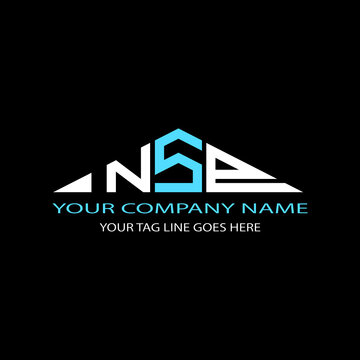 NSP letter logo creative design with vector graphic