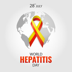 Vector Illustration of World Hepatitis Day
