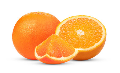 Orange isolated on white