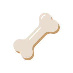 Cartoon dog bone icon