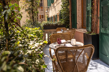 Restaurant, Garden, mise en Place,  © Tiziano