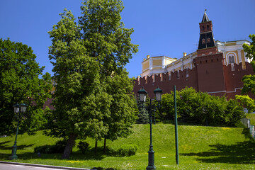 Moscow Kremlin, Red Square, Moscow, Russia, Putin, Moscow Wall. 06.08.2022