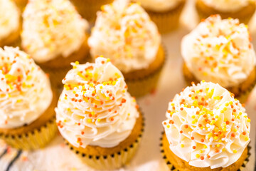 Pumpkin spice cupcake