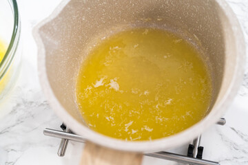 Melting unsalted butter