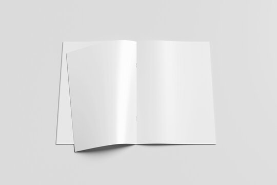 A4 Bifold Brochure Mockup