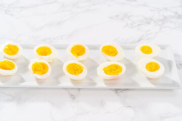 Hard boiled eggs