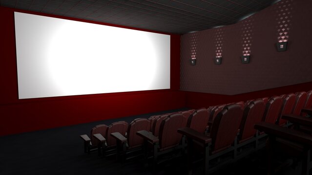 Blank Cinema Screen