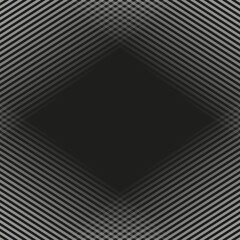 Symmetrical striped background. Light lines on a dark background. Diagonal lines.