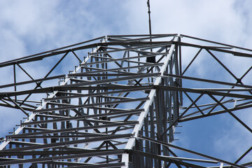 detail of electricity pylon