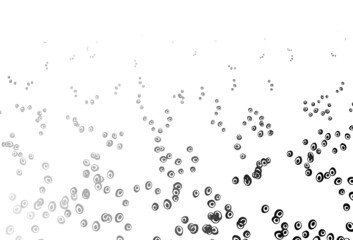 Light Silver, Gray vector template with circles.