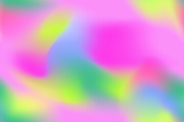 Iridescent holographic gradient tileable background. Dynamic vivid liquid repeat texture. Abstract neon blur seamless backdrop in the rainbow color mix