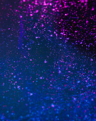 GLITTER GRADIENT
A dark blue to purple gradient studded with shiny glitter