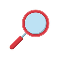 Vector illustration of magnifier. Suitable for social media post, menu design, poster, banner, or video editing needs
