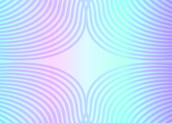 Curved lines creating an abstract geometric background with gradient colors. Vector illustration.