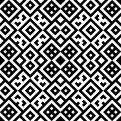 Seamless pattern with ethnic ornament. Embroidery background. Tribal wallpaper. Ethnical folk image. Tribe motif. Ancient mosaic. Digital paper, web design, textile print, backdrop. Vector art work.