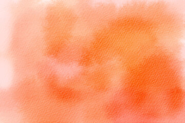 Fototapeta premium Red orange watercolor background