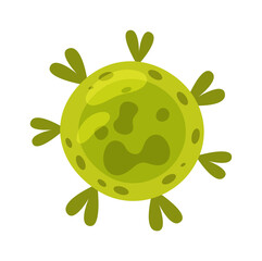 Virus Bacteria. Germ Icon. Vector illustration