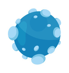 Virus Bacteria. Germ Icon. Vector illustration