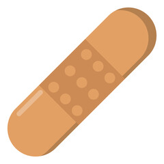 Vector illustration of plaster. Suitable for social media post, medical content, poster, banner, or video editing needs