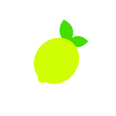 Lemon vector icon set. Fruit illustration sign collection. vitamins symbol. veganism logo.