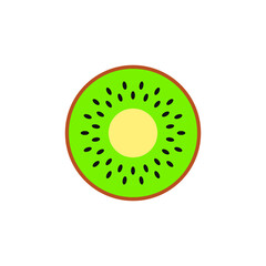 Kiwi vector icon set. Fruit illustration sign collection. vitamins symbol. veganism logo.