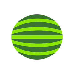 Watermelon vector icon set. Fruit illustration sign collection. vitamins symbol. veganism logo.