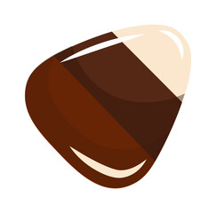 Chocolate Candy. Sweet Food Dessert icon. Vector illustration