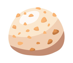Chocolate Candy. Sweet Food Dessert icon. Vector illustration