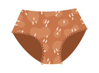 Casual women underwear. Beauty and Fashion icon. Vector illustration