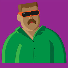 superhero in a green suit