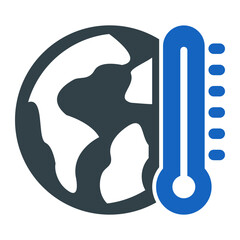 Global Warming Icon Design