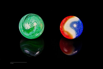Fototapeta premium Glass marbles