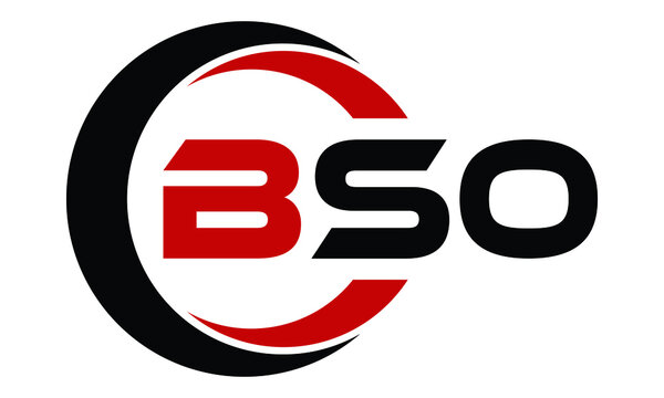 BSO swoosh three letter logo design vector template | monogram logo | abstract logo | wordmark logo | letter mark logo | business logo | brand logo | flat logo | minimalist logo | text | word | symbol