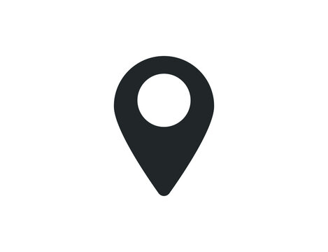 location icon vector logo template. vector illustrator.